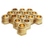 New Lot of 15 Midland 28204 Brass Cored Hex Plug, 1/2in Male NPTF, 1200psi