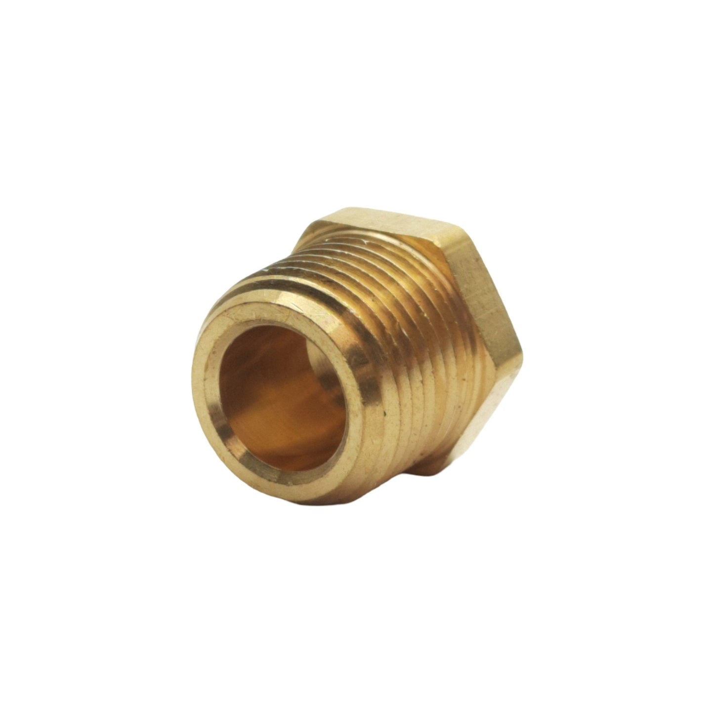 New Lot of 15 Midland 28204 Brass Cored Hex Plug, 1/2in Male NPTF, 1200psi