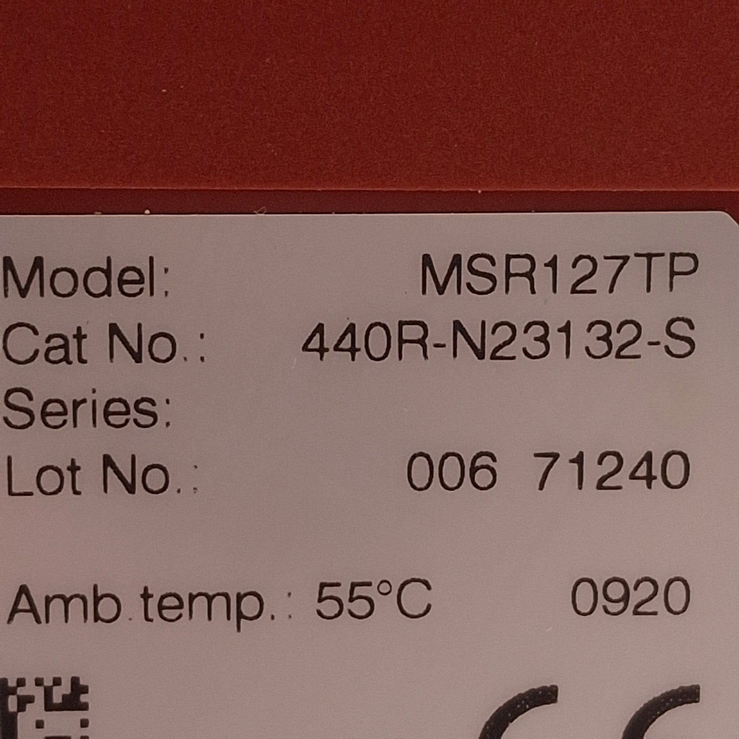 Used Allen Bradley 440R-N23132-S Guardmaster Safety Relay, 3NO + 1NC Aux, 24VAC/DC