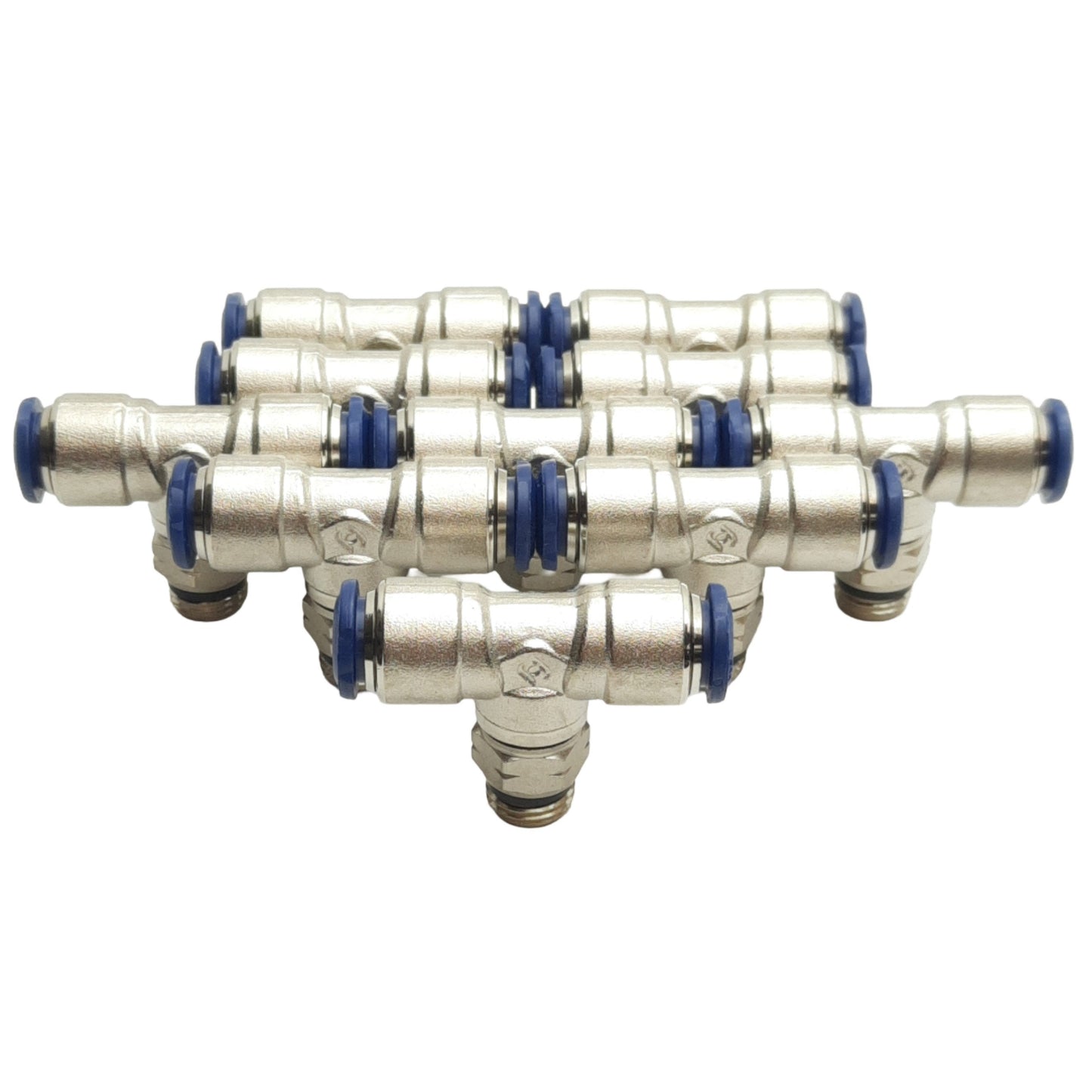 New Lot of 10 AIGNEP 87210-06-04 Swivel Branch Tee ø3/8in Tube, 1/4in Male Universal