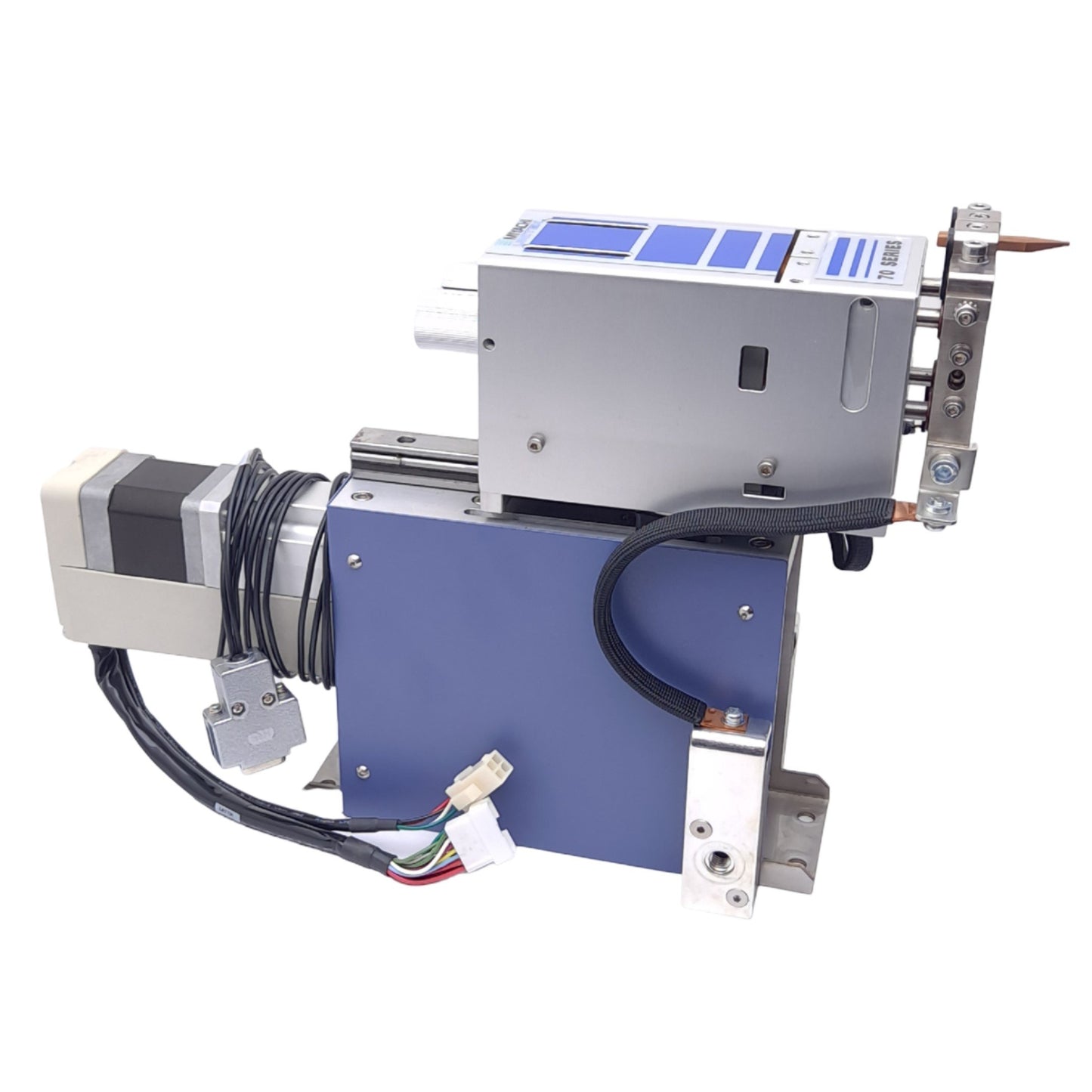 Used Miyachi Unitek 2-241-02-02 Servo Motor Driven Weld Head, 70 Series, Model 72