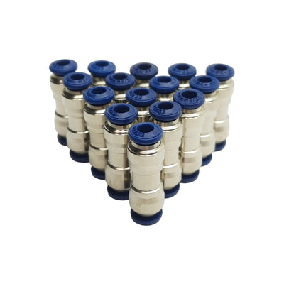 New Lot of 15 AIGNEP 88040-53 Union, ø5/32in x ø5/32in Tube Push-To-Connect, 290psi