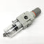 Used SMC AW30-N03-Z Pneumatic Filter/Regulator 7-125psi Set Pressure, 3/8" NPT
