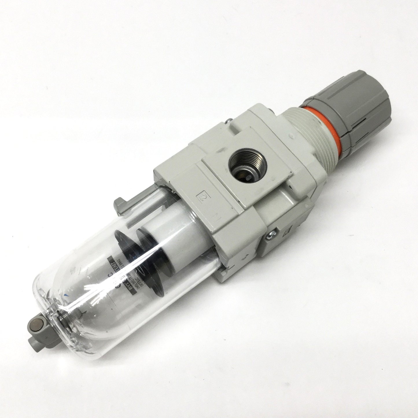 Used SMC AW30-N03-Z Pneumatic Filter/Regulator 7-125psi Set Pressure, 3/8" NPT