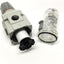 Used SMC AW30-N03-Z Pneumatic Filter/Regulator 7-125psi Set Pressure, 3/8" NPT