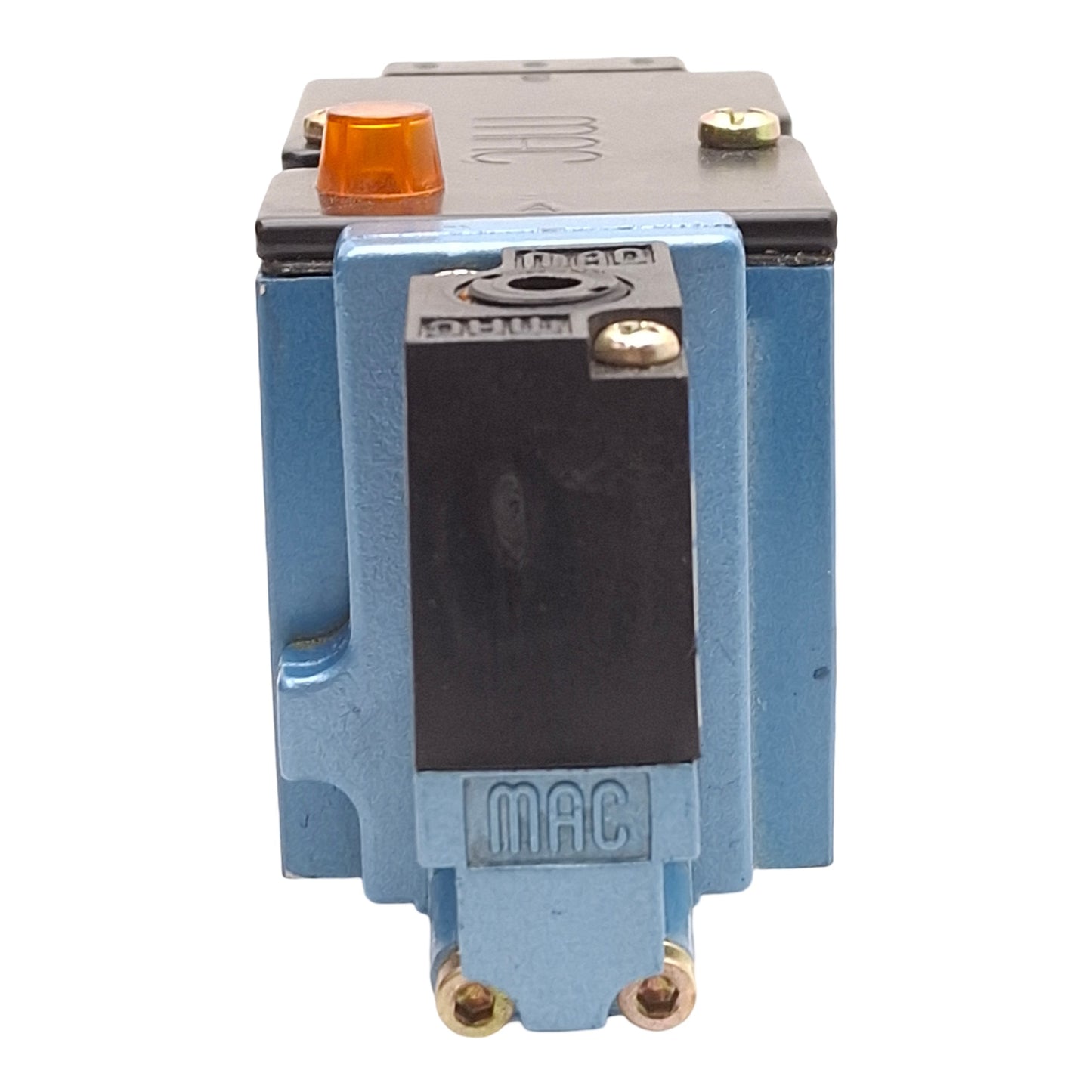 Used MAC 82A-AC-000-TM-DDAP-1DA Solenoid Valve, 4-Port 2-Way, 25-150PSI, 24VDC Coil