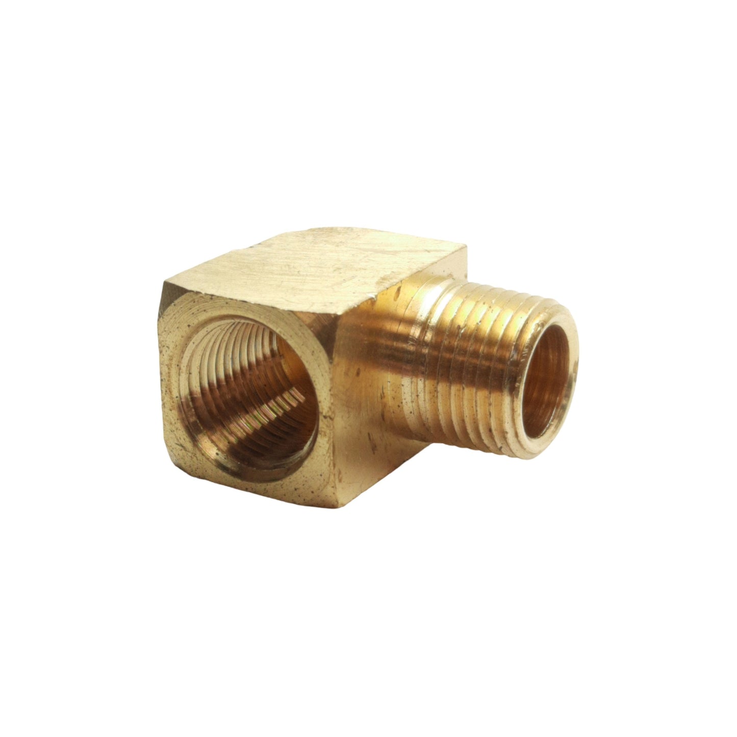 New Lot of 10 Midland 28158 Street Elbow 3/8in Female NPTF, 3/8in Male NPTF, 1200psi