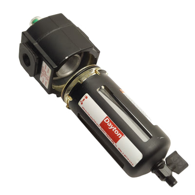 Used Dayton 4ZL44 Coalescing Pneumatic Oil Filter Body 3/8in NPT, 150psig *No Element
