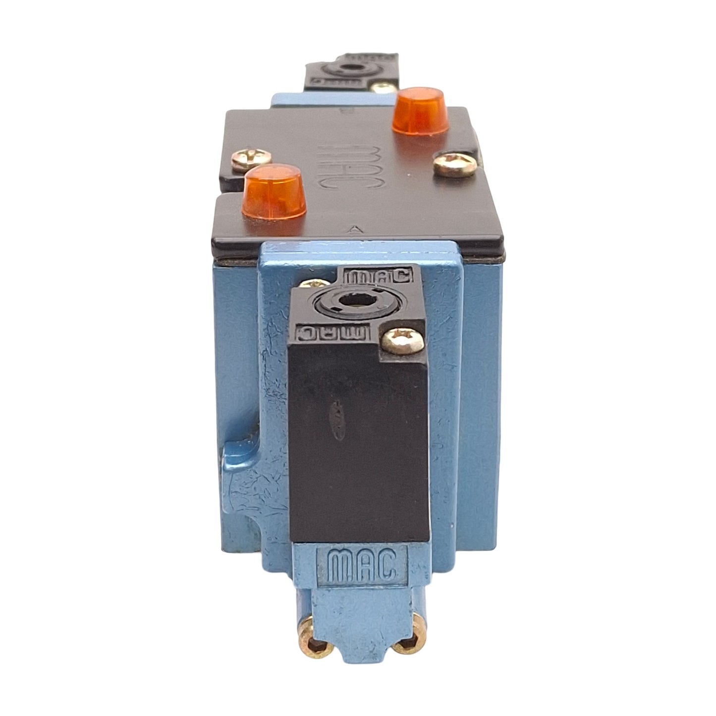 Used MAC 82A-EC-000-TM-DDAP-1DA Solenoid Valve 3-Pos Closed Center 150PSI 24VDC Coil
