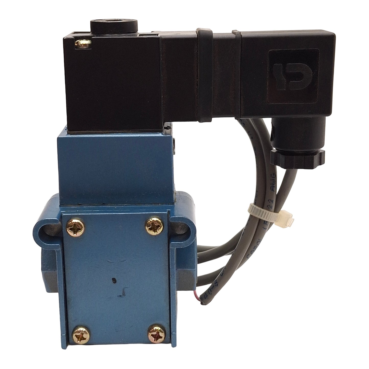 Used MAC 55B-12-PI-591JB Solenoid Valve, Normally Closed, 150PSI, 3/8NPTF, 24VDC Coil
