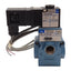 Used MAC 55B-12-PI-591JB Solenoid Valve, Normally Closed, 150PSI, 3/8NPTF, 24VDC Coil