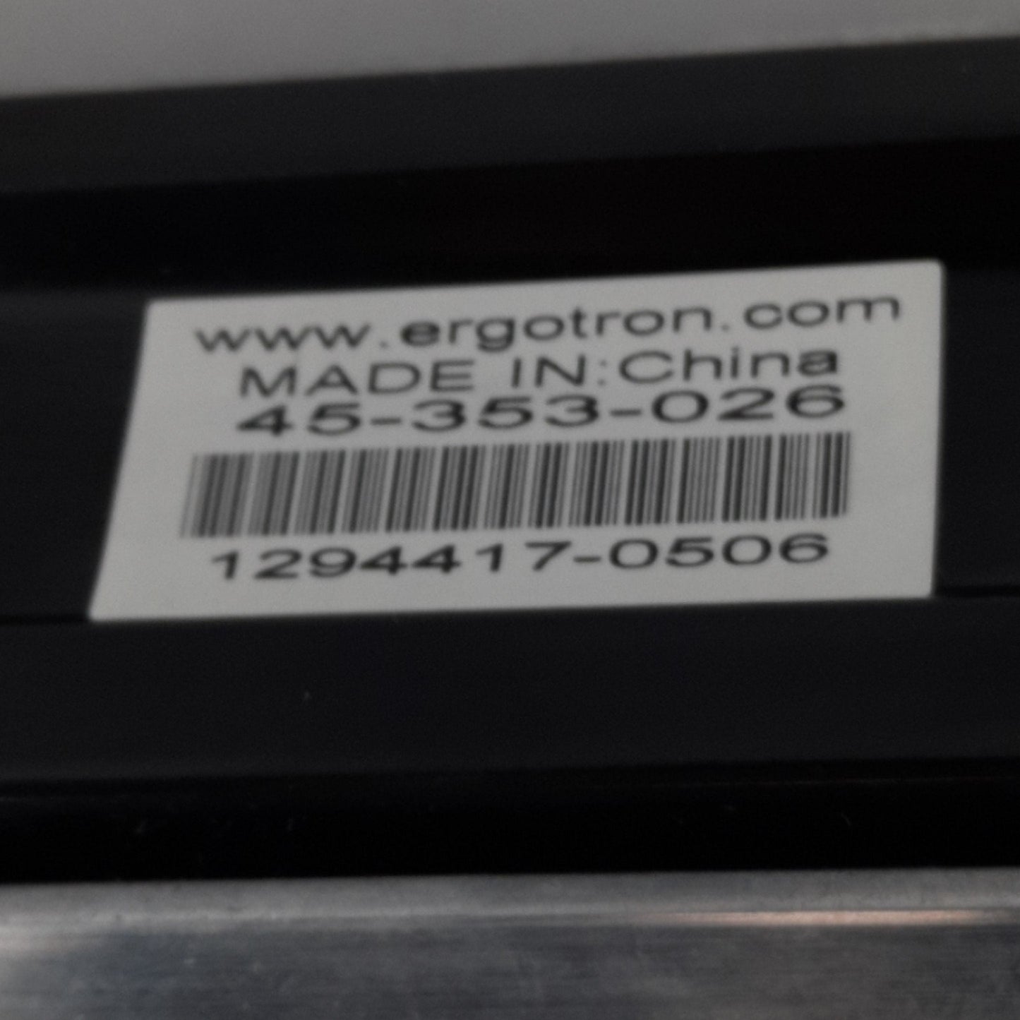 Used Ergotron 45-353-026 Monitor Arm, Wall Mount, 42in Screen Size, VESA MIS-D