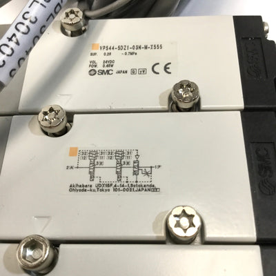 For parts or not working SMC VP544-5DZ1-03N-M-X555 Dual Residual Release Valve Parts *Missing Manifold*