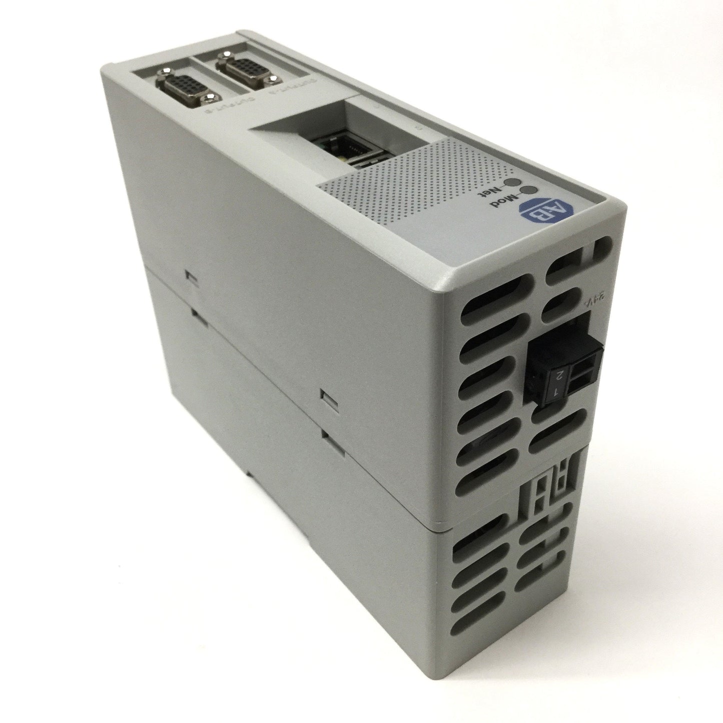 Used Allen Bradley 2198-ABQE Encoder Output Network Module 2-Channel Ethernet/IP 24V