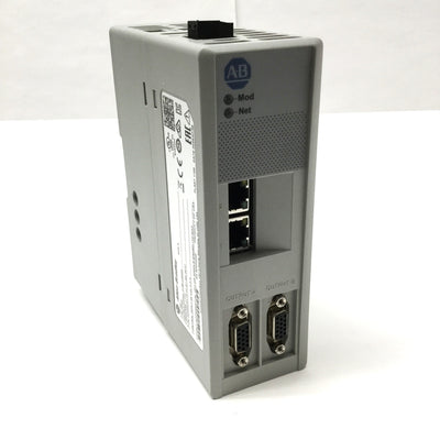 Used Allen Bradley 2198-ABQE Encoder Output Network Module 2-Channel Ethernet/IP 24V