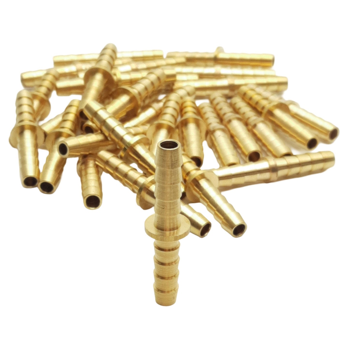 New Lot of 30 Midland 32093 Barb Splicer, 1/4in Hose Barbed, 1/4in Male BSPT, 150psi