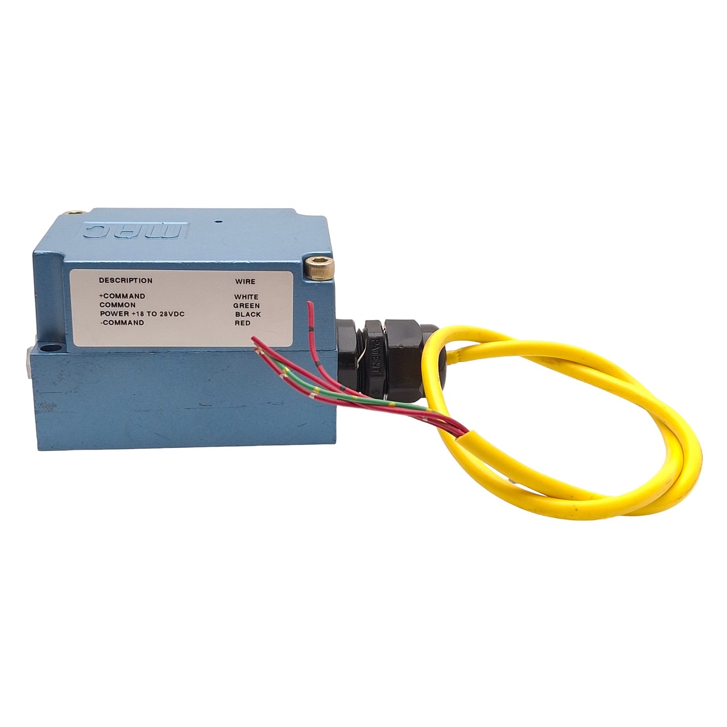 Used MAC PPC5C-ABA-AGAA-BAA-HB Proportional Pressure Controller 100PSI 1/8NPTF 24VDC