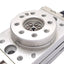 Used Bimba MHRQ10-A Pneumatic Rotary Actuator w/ Shock Absorber, 190°, M5x0.8, 1.0MPa