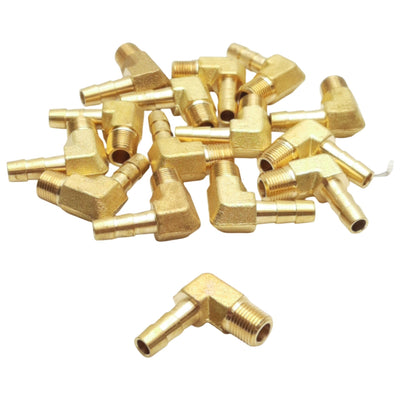 New Lot of 15 Midland 32038 Hose Barb Elbow 1/4" Hose Barbed, 1/8" Male NPTF, 150psi