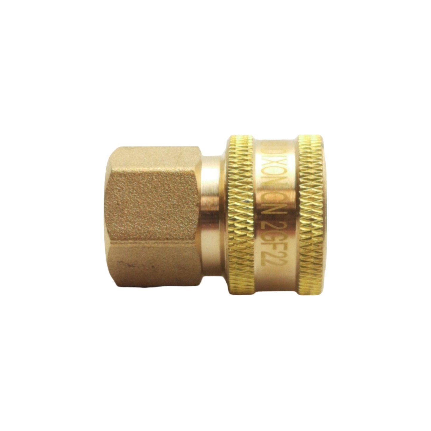 New Lot of 4 Dixon 3EF3-B Straight Through Coupler, 3/8in Female NPTF, 2700psi