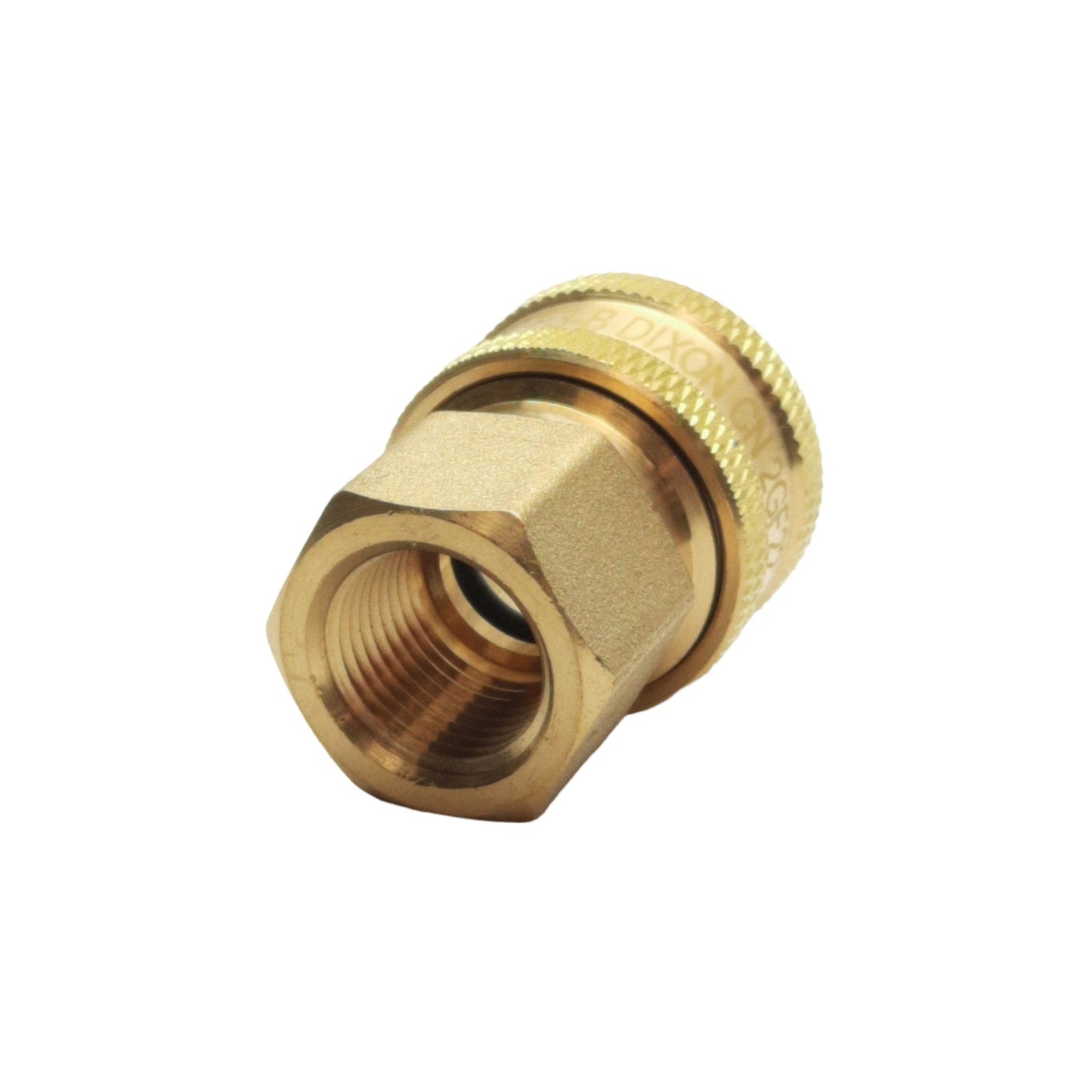 New Lot of 4 Dixon 3EF3-B Straight Through Coupler, 3/8in Female NPTF, 2700psi