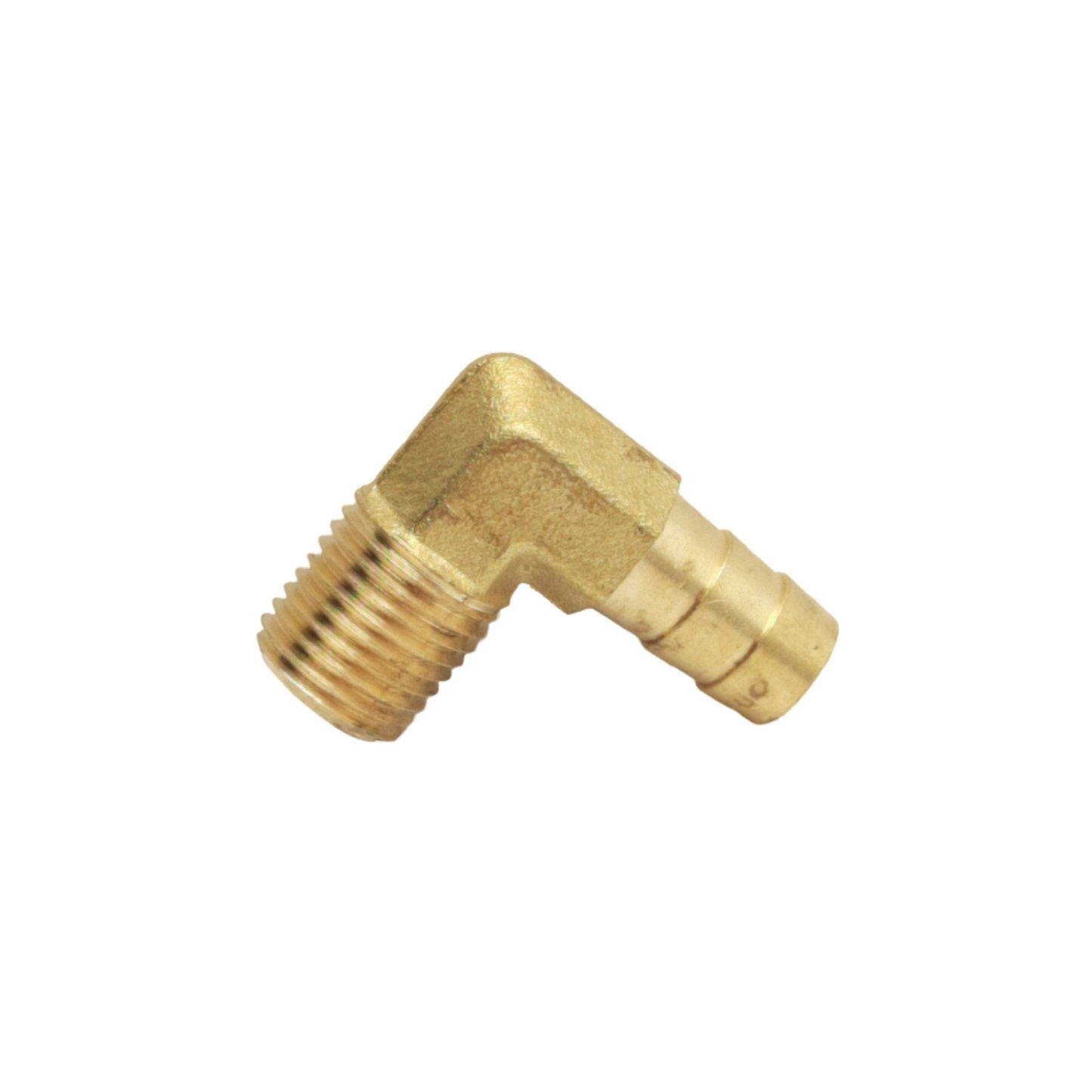 New Lot of 10 Midland 32041 Elbow Fitting, 3/8in Hose Barb, 1/4in Male NPTF, 150psi