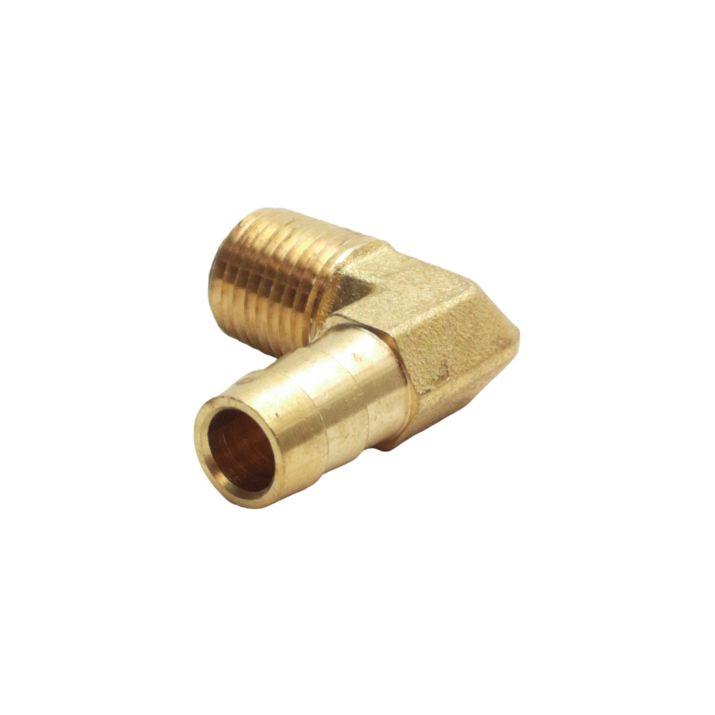 New Lot of 10 Midland 32041 Elbow Fitting, 3/8in Hose Barb, 1/4in Male NPTF, 150psi