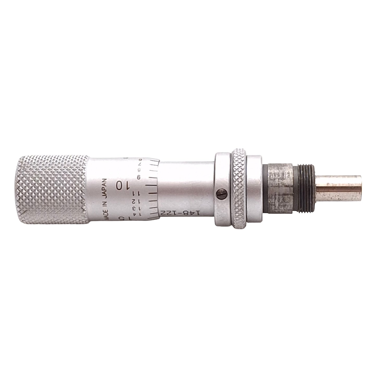 Used Mitutoyo 148-122 Micrometer Head, 0.5" Range, 0.001" Graduation, ±0.0001