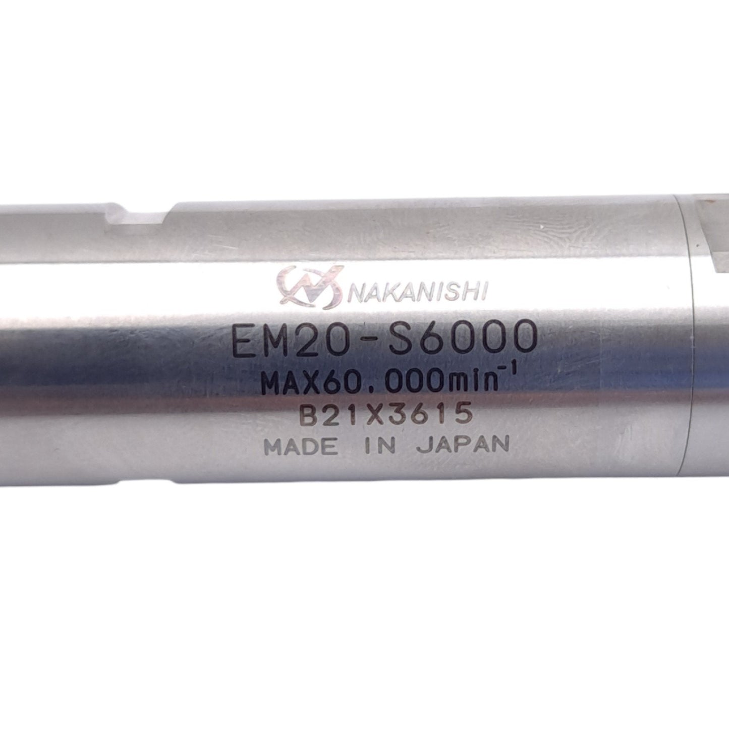 Used Nakanishi EM20-S6000 Brushless Motor Spindle, 60000RPM 250W Max, 1µm Accuracy