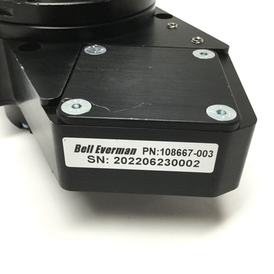 Used Bell-Everman SBR-16-31 ServoBelt Rotary Stage w/Air-Actuated ER-16 Collet Closer