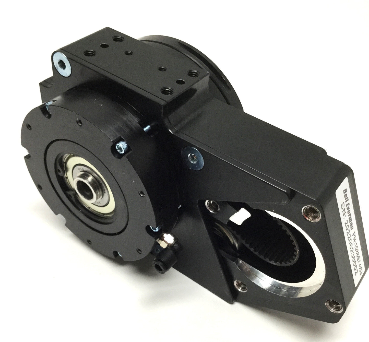 Used Bell-Everman SBR-16-31 ServoBelt Rotary Stage w/Air-Actuated ER-16 Collet Closer