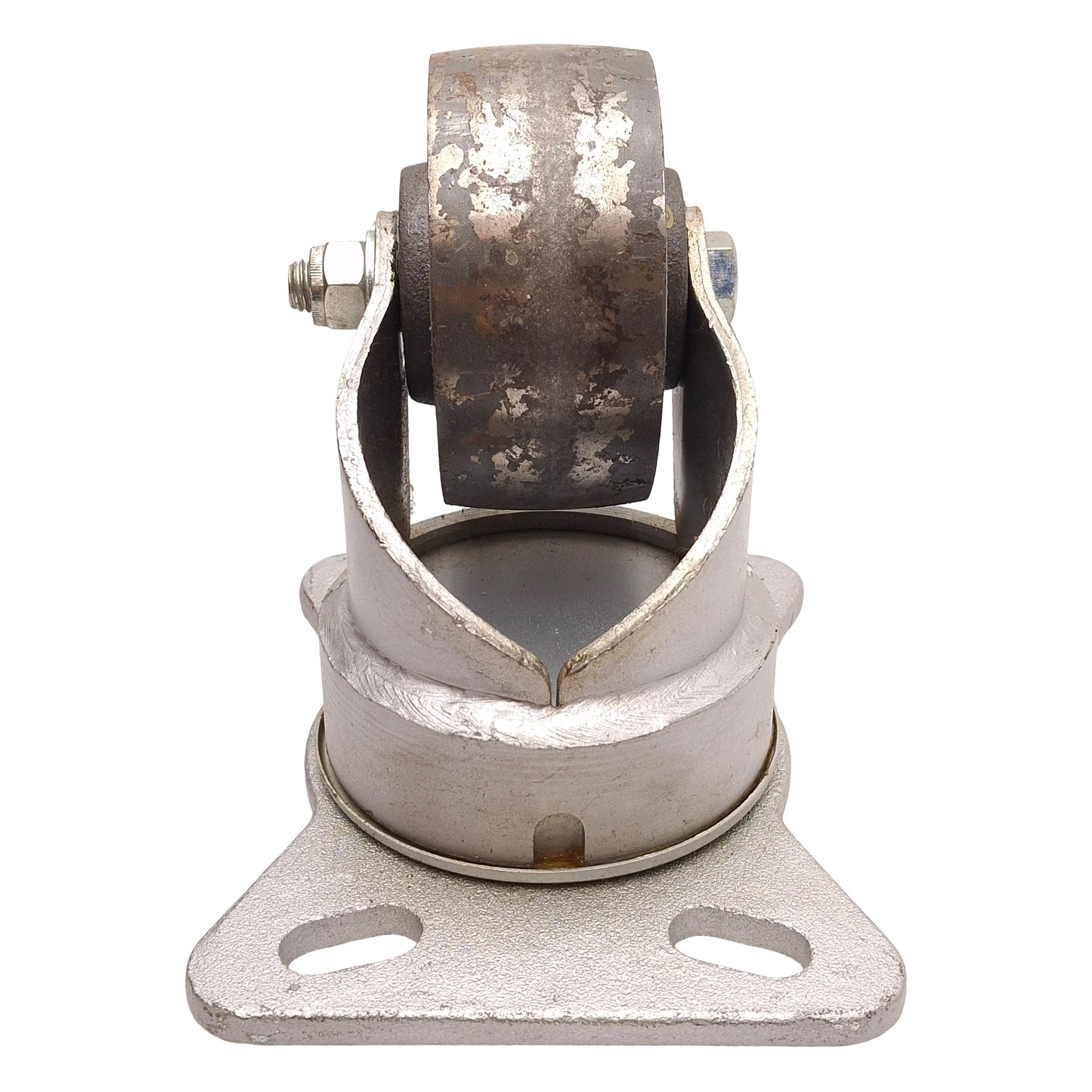 Used Lot of 4 Revvo TSH 100 CI1H Cast Iron Swivel Caster, ø4in x 1-3/4in, 700lbs Load
