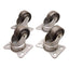 Used Lot of 4 Revvo TSH 100 CI1H Cast Iron Swivel Caster, ø4in x 1-3/4in, 700lbs Load