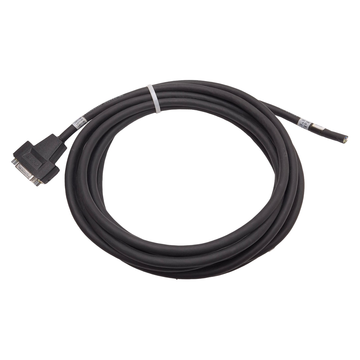 Used Heidenhain 332433-05 Connecting Cable, 15-Pin D-Sub Female to Cut End, ~5m