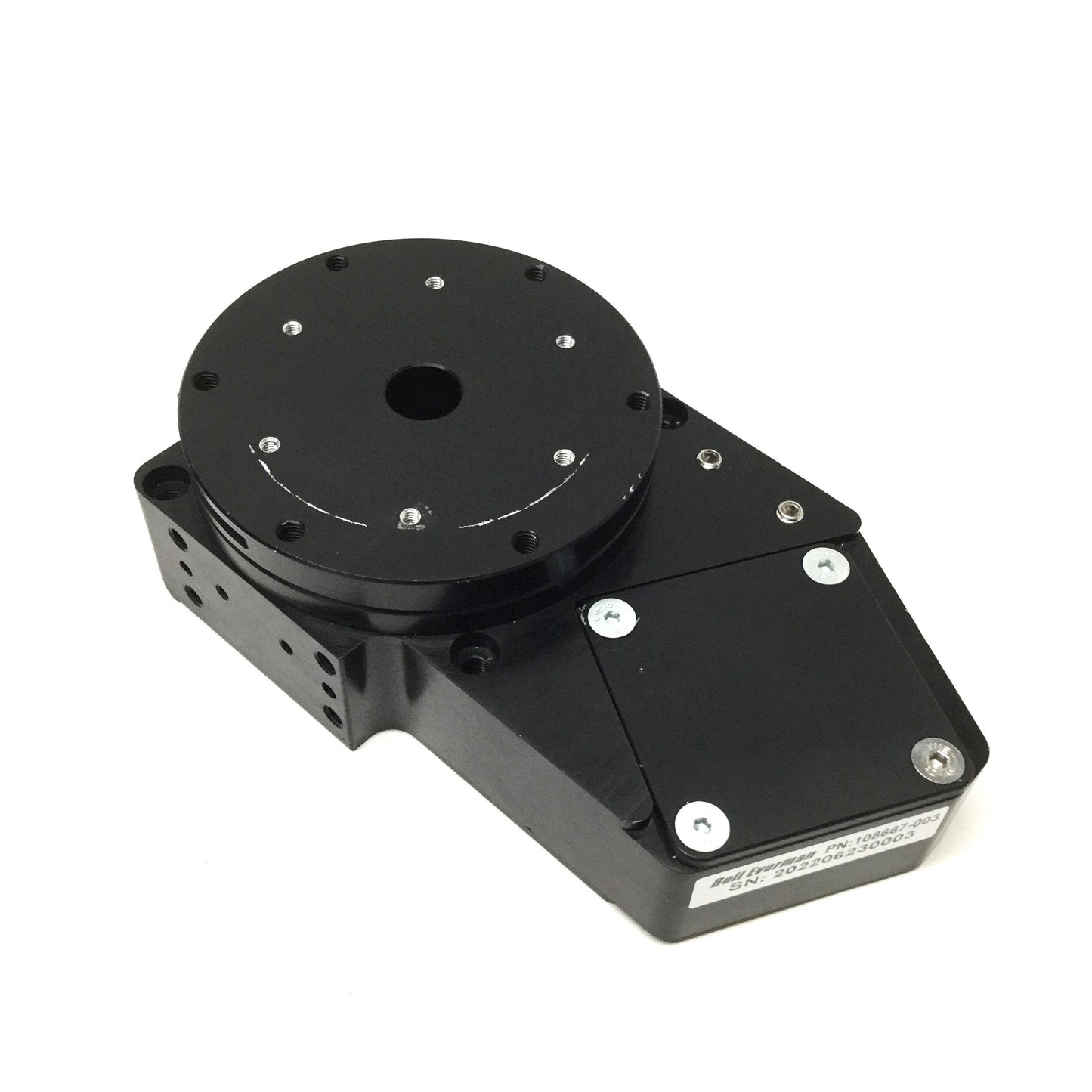 Used Bell-Everman SBR-16-31 ServoBelt Rotary Actuator Ø100mm Stage, Ø16mm Aperture