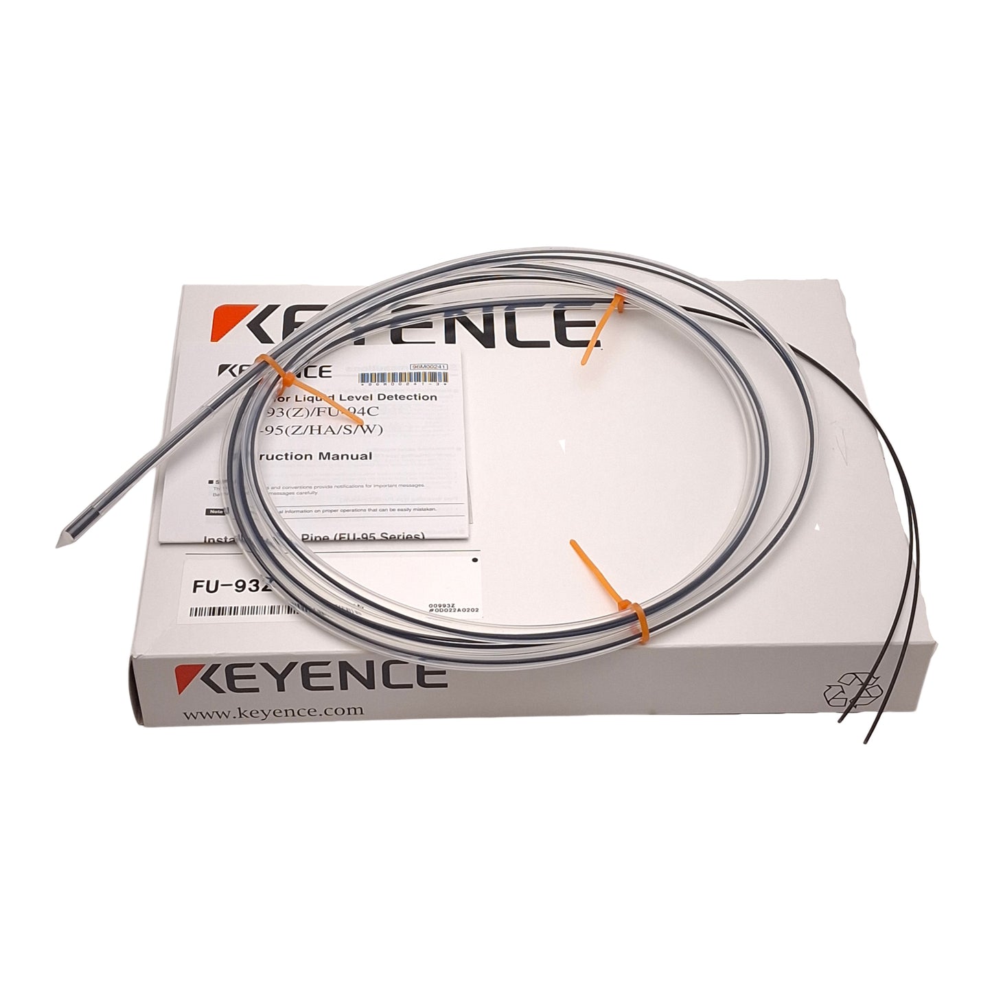 New Keyence FU-93Z(2M) Teflon Coated Liquid Level Detection Fiber Unit, ø0.05" , 2m