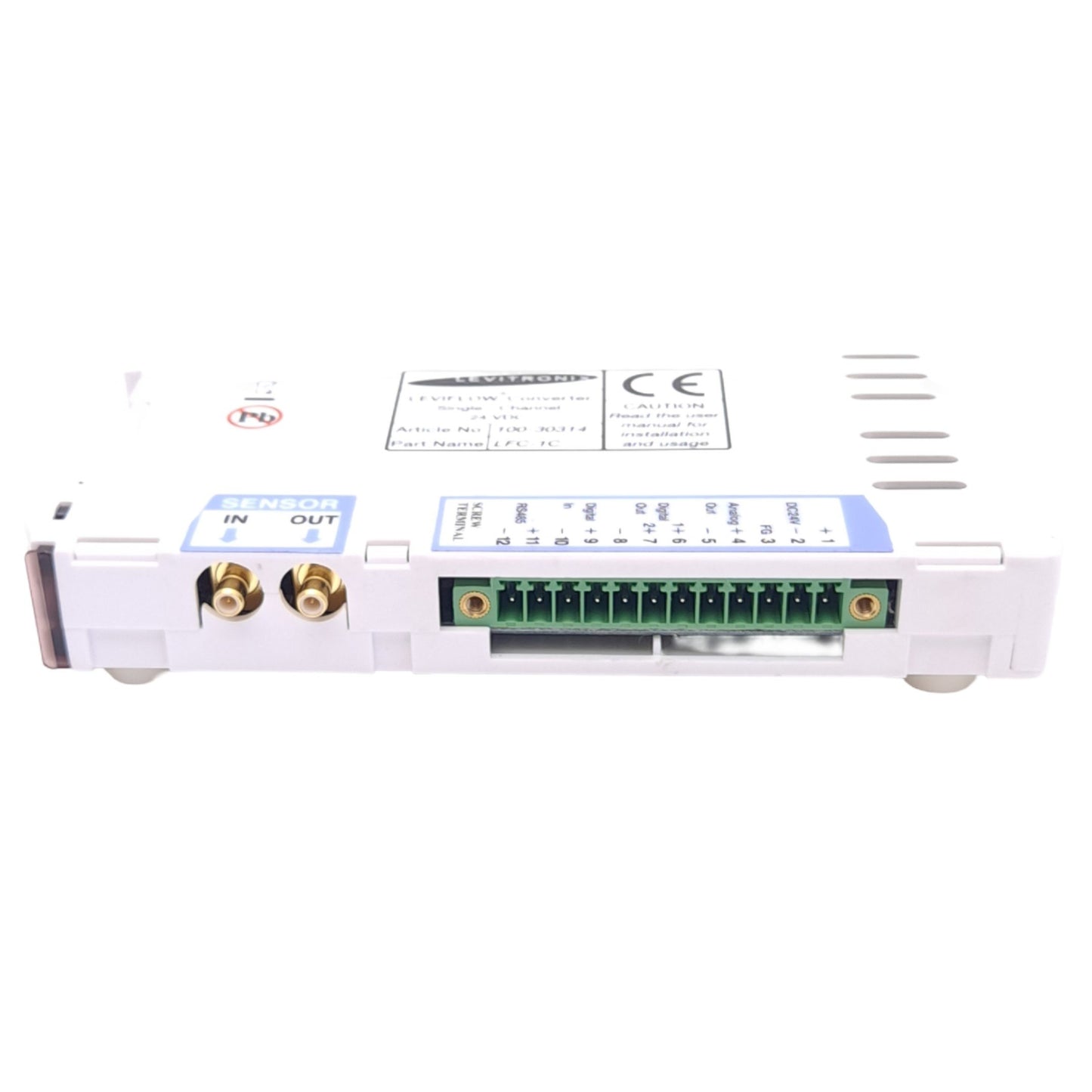 Used Levitronix LFC-1C 100-30314 LEVIFLOW Converter, Single Channel, 4-20mA Out, 24V