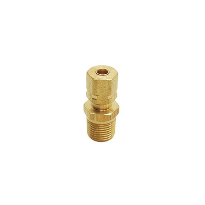 New Lot of 18 Midland 26176 Brass Adapter Fitting, ø1/8in Tube OD, 1/8in Male NPTF