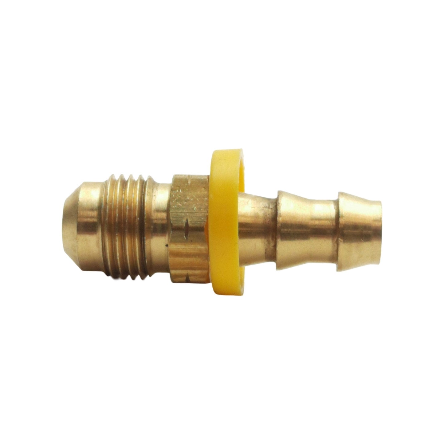 New Lot of 10 Midland 30243 Flare Adapter, 3/8in P2C Hose Barb, 3/8in Male SAE 45°