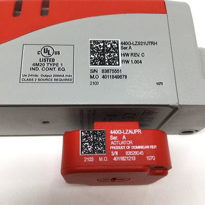 Used Allen-Bradley 440G-LZS21UTRH Guardmaster Safety Interlock Switch, Unique RFID