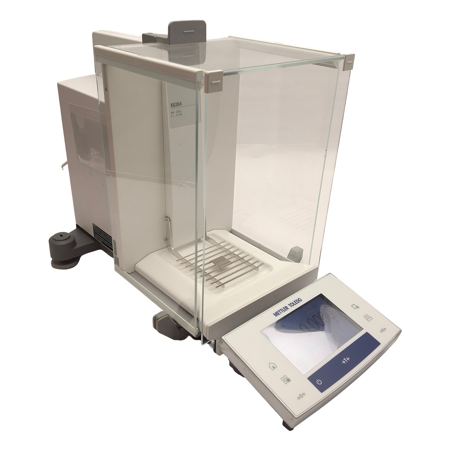 Used Mettler Toledo XS204 Analytical Balance Scale, 220g Capacity, 0.1mg Readabilty