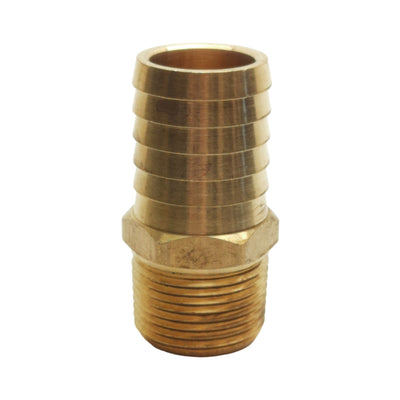 New Lot of 12 Midland 32024 Adapter Fitting, 1in Hose Barb, 3/4in Male NPTF, 150psi