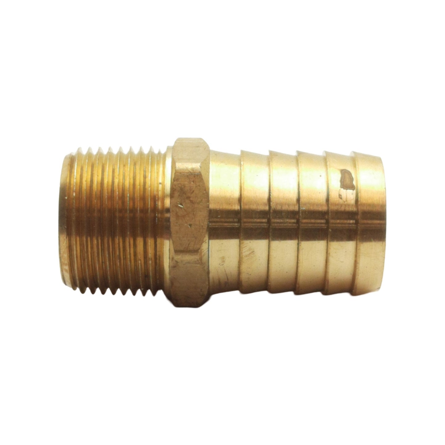 New Lot of 12 Midland 32024 Adapter Fitting, 1in Hose Barb, 3/4in Male NPTF, 150psi