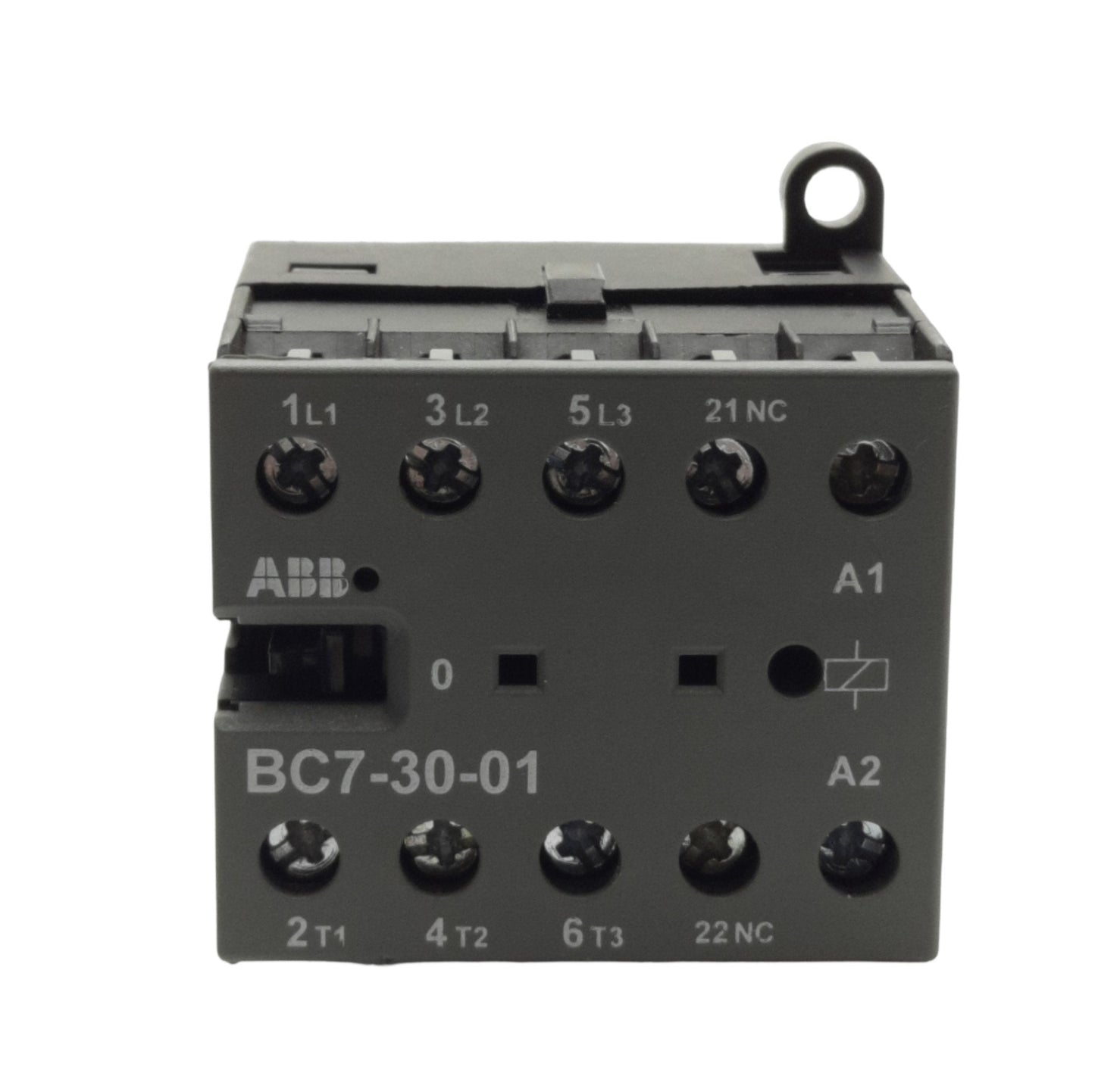 Used ABB BC7-30-01 Mini Contactor 4-Pole, 1-NC Aux, 600VAC 16A Contact, 24VDC Coil