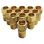 New Lot of 13 Midland 26194 Compression Fitting, ø1/2in Tube OD, 3/8in Male NPTF