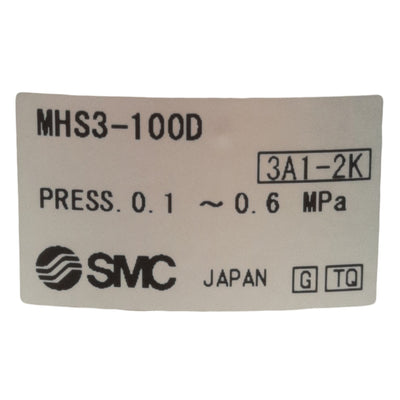 New SMC MHS3-100D Parallel Gripper, 3-Finger, Double Acting, 100mm Bore, 24mm Stroke