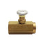 New Deltrol N20BK Brass Needle Valve 2000psi, 1/4in x 1/4in Female NPTF, 7gpm