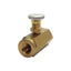 New Deltrol N20BK Brass Needle Valve 2000psi, 1/4in x 1/4in Female NPTF, 7gpm