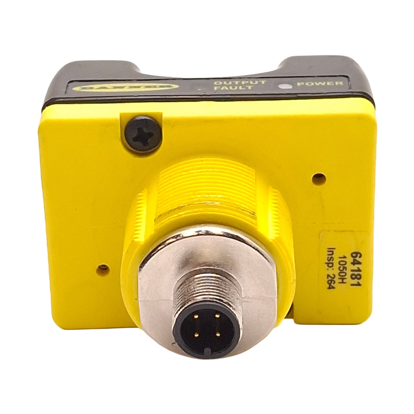 Used Banner STBVP6Q5 Safety Touch Button, 10-30VDC, PNP Output, 4-Pin M12, No Guard