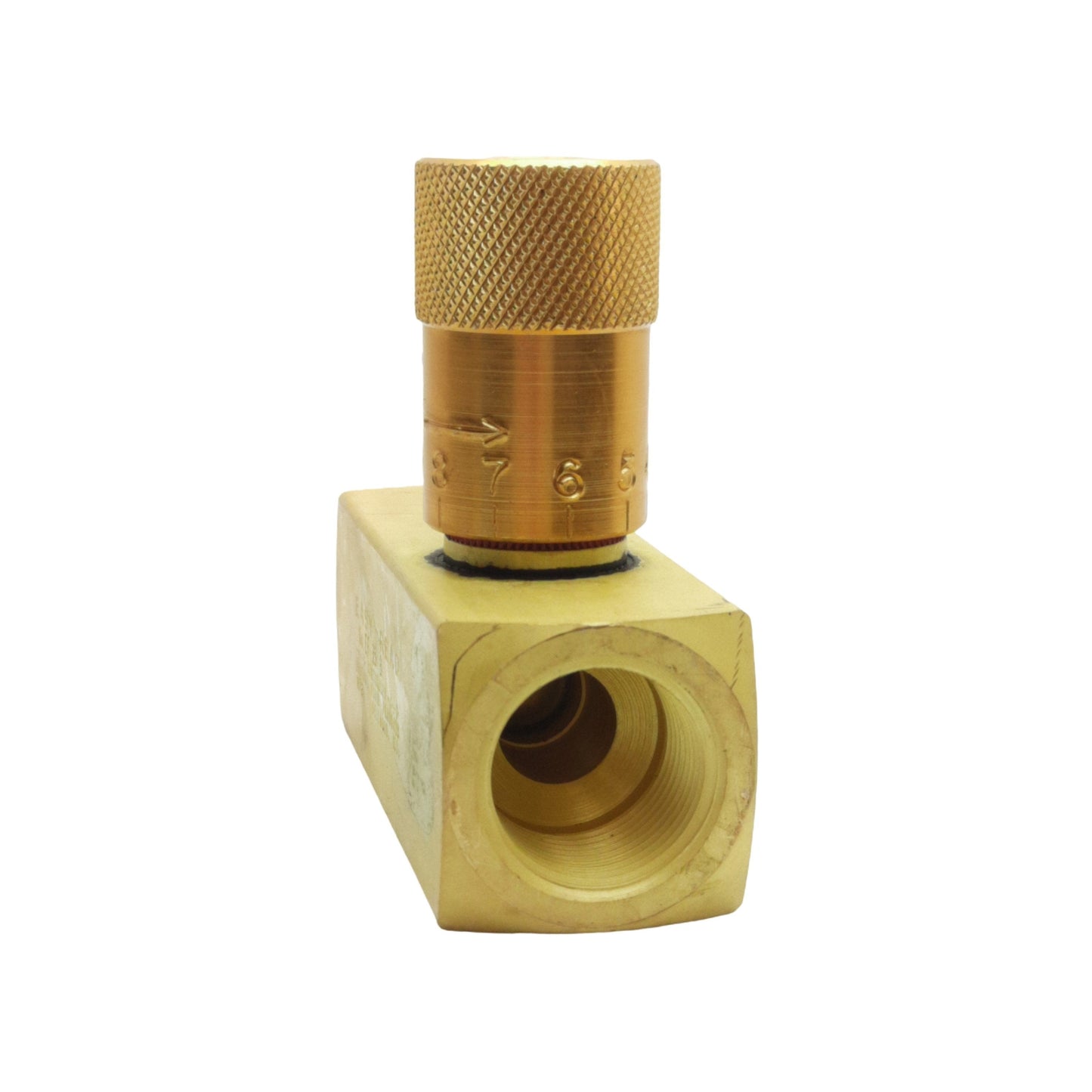 New Deltrol EF35B Flow Control Valve 2000psi, 3/4in x 3/4in Female NPTF, 20gpm